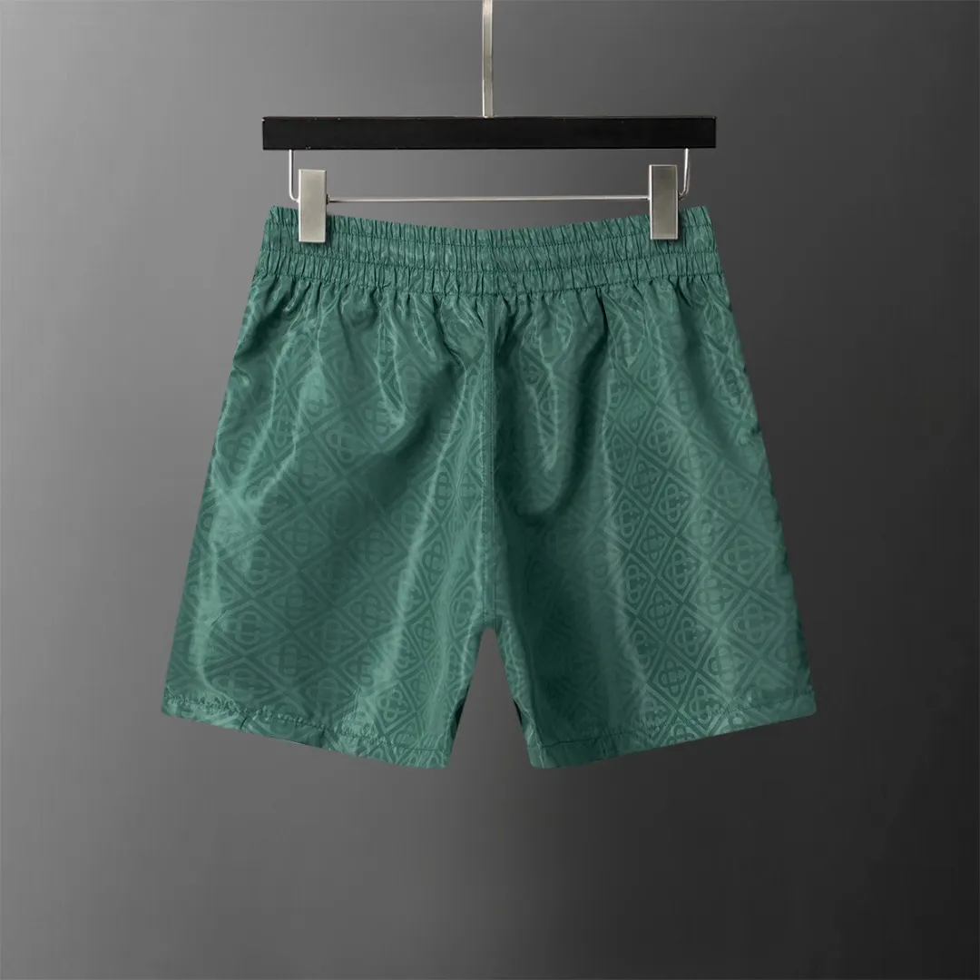 28136# 2026 Spring/Summer New Arrival men's short high-quality swimming beach shorts. Official website synchronization. Original hardware. Rigorous workmanship. Side seams. Front and rear rails are double-threaded. M-3XL Green.